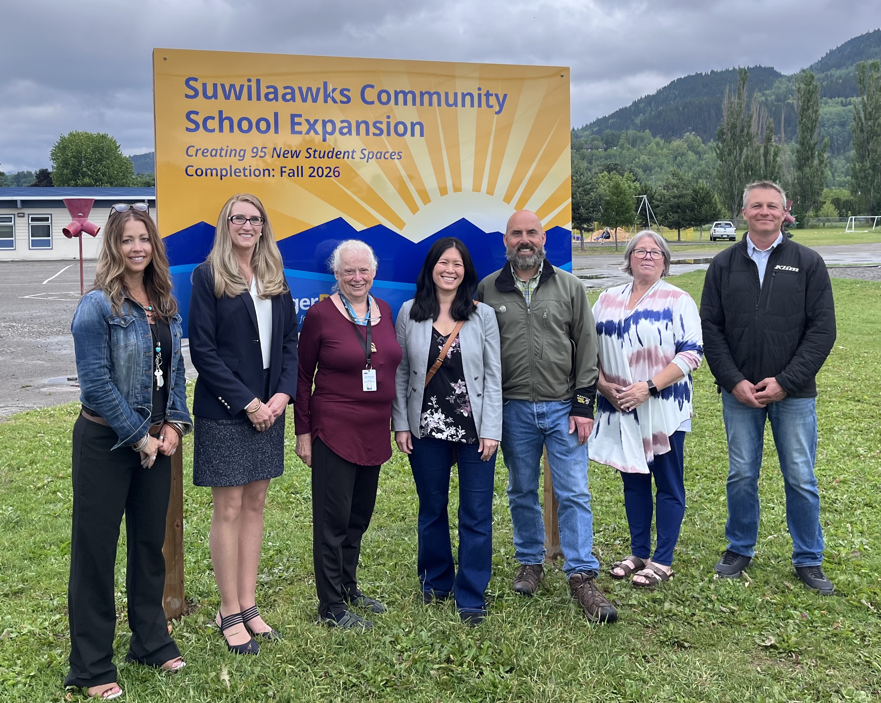 B.C.'s Minister of Infrastructure Visits Suwilaawks Community School